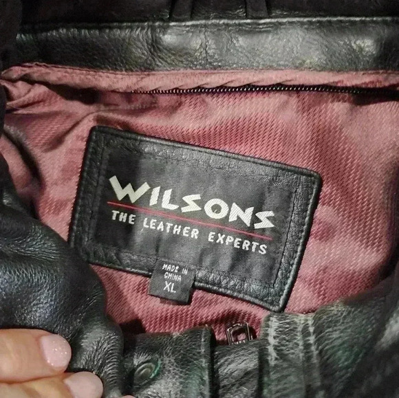 Wilsons The Leather Experts Men's Leather Jacket Size XL - Picture 4 of 6